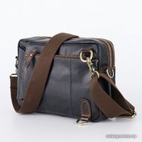 Сумка через плечо Poshete 196-1805-26-DBR (коричневый)