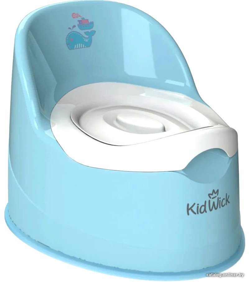 Детский горшок Kidwick Гигант KW060202 (голубой/белый)