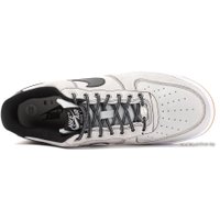 Кроссовки Nike Air Force 1 серый-чёрный (488298-068)