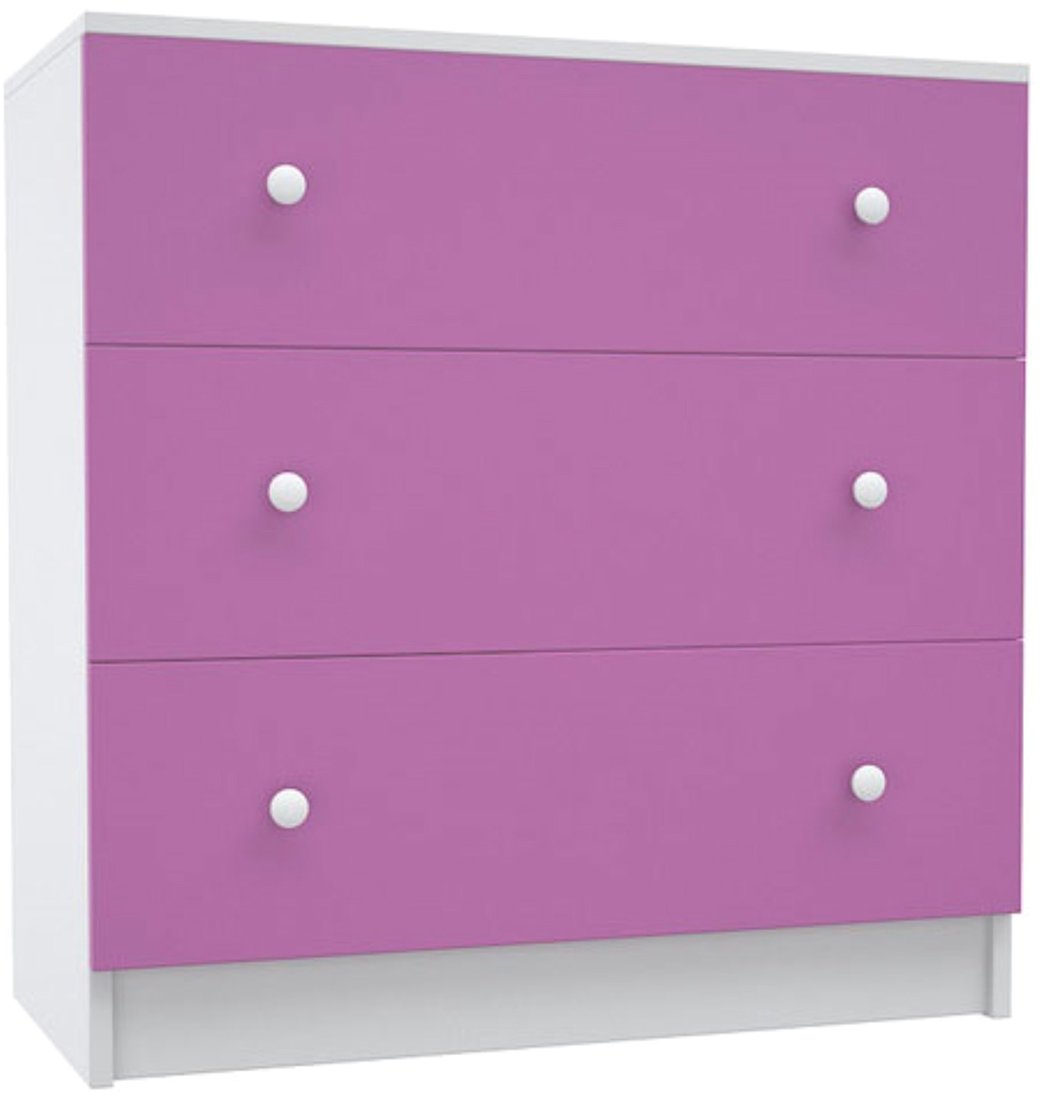 

Комод МДК Феникс КМ1Ф-Р с 3 ящиками 820x800x418 (розовый)