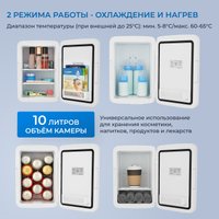 Бьюти-холодильник ZUGEL ZCR-001 (розовый)