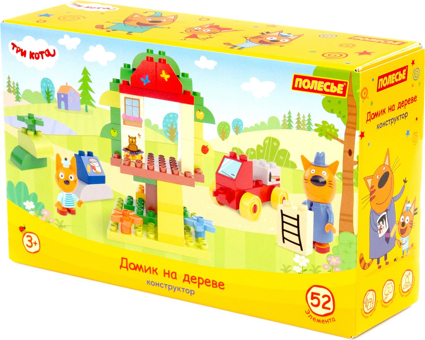 

Конструктор Полесье Три кота. Домик на дереве 61380