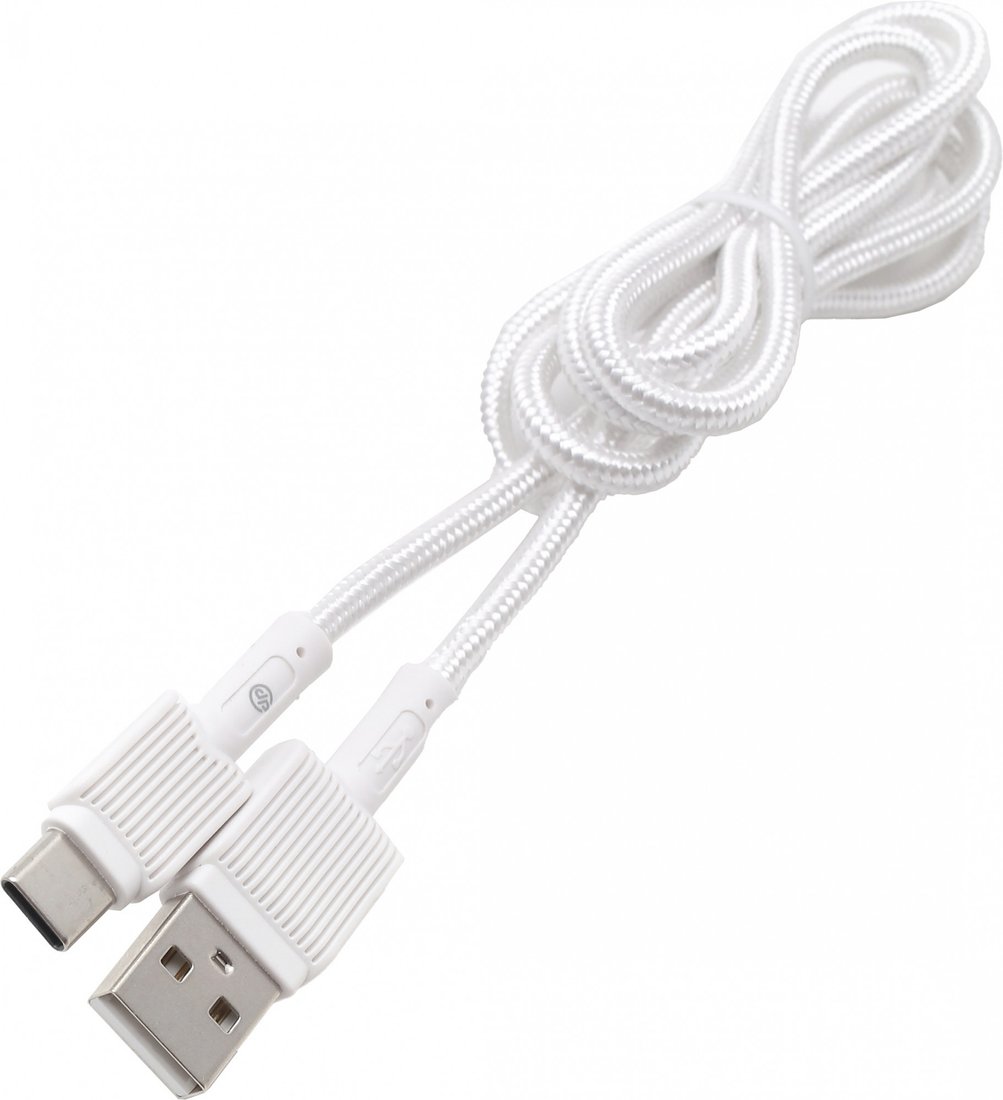 

Кабель Digital Part TC-306 USB Type-A - USB Type-C (1 м, белый)