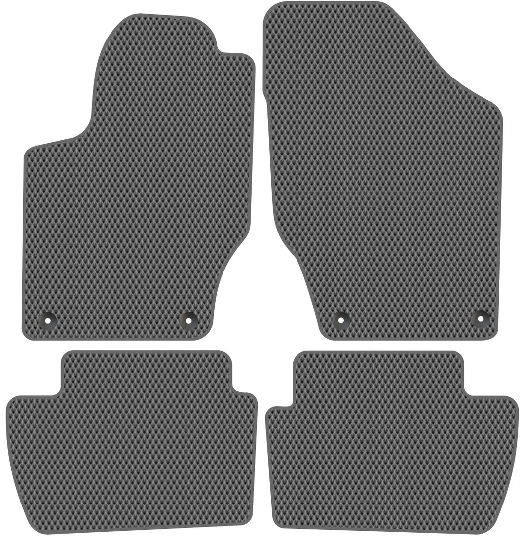 

Комплект ковриков для авто Alicosta Peugeot 308 I (хэтчбек 5 дв / 4A/C) 2007 - 2014 (серый, ромб)