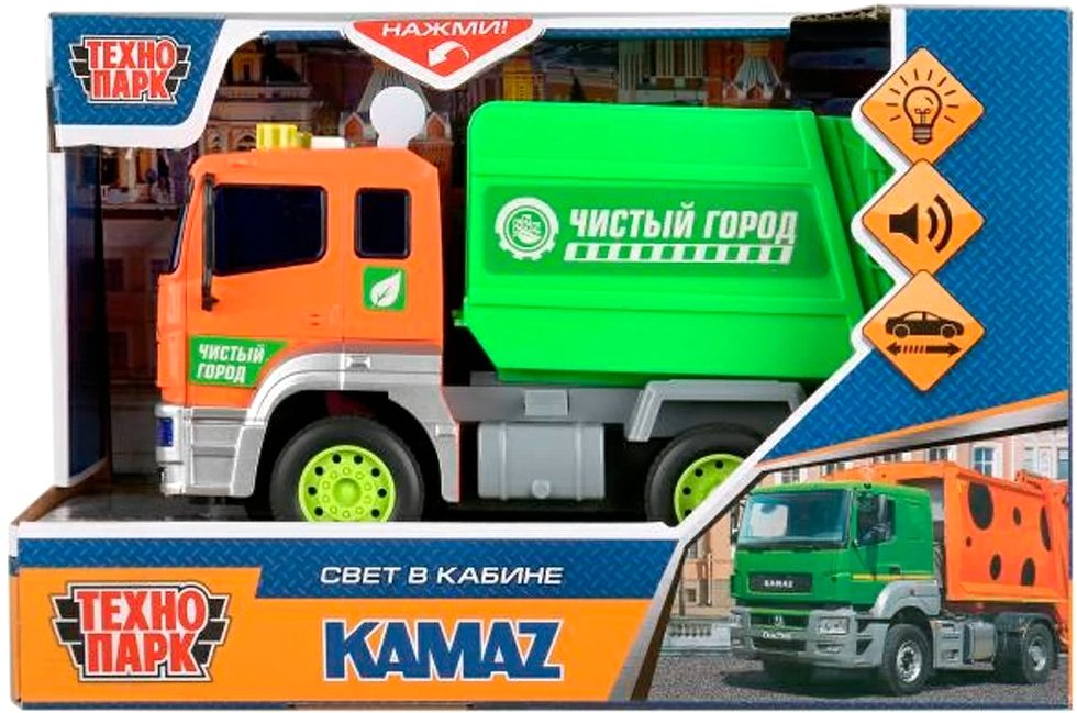 

Мусоровоз Технопарк KAMAZ Мусоровоз KAM-17PL-GAR