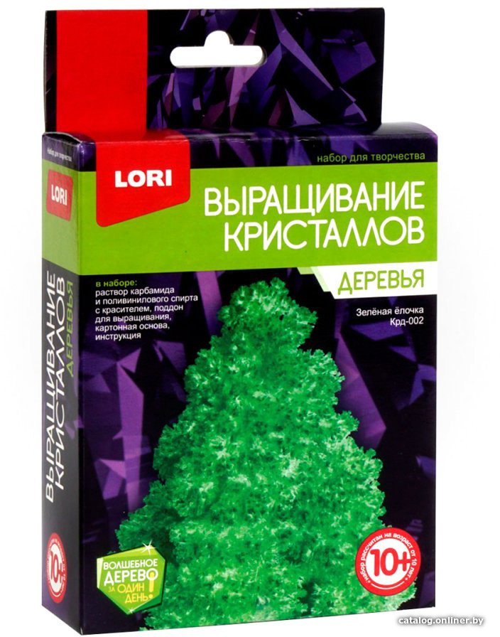 Набор для опытов Lori Деревья. Зеленая елочка Крд-002