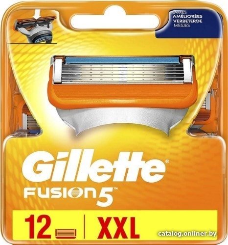 Сменные кассеты для бритья Gillette Fusion5 (12 шт) 7702018542048