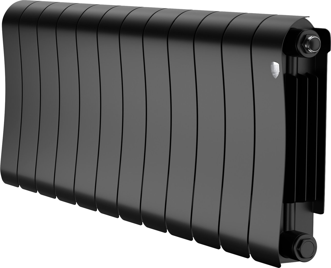 Биметаллический радиатор Royal Thermo Infinity 300 Noir Sable - 12 секций