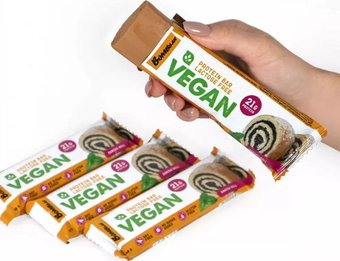 Протеиновый батончик Bombbar Vegan (60 г, датский рулет)