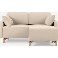 Угловой диван Divan Льери Мини Velvet Light 240324 (бежевый)