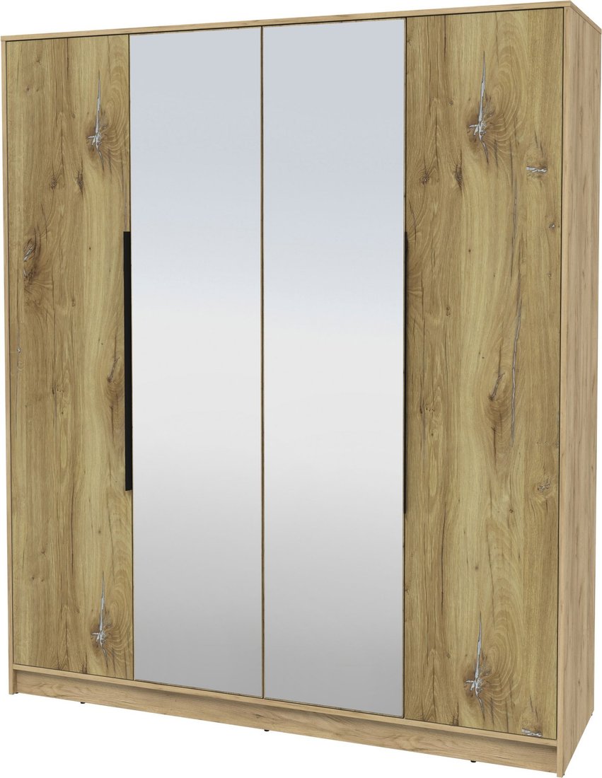 

Шкаф распашной Интерлиния Концепт КТ-Ш4з (дуб нокс/дуб золотой)