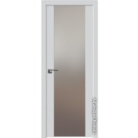 Межкомнатная дверь ProfilDoors 110U L 70x200 (аляска, стекло lacobel серебряный лак)