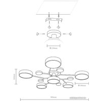 Люстра средней высоты Velante 446-207-06