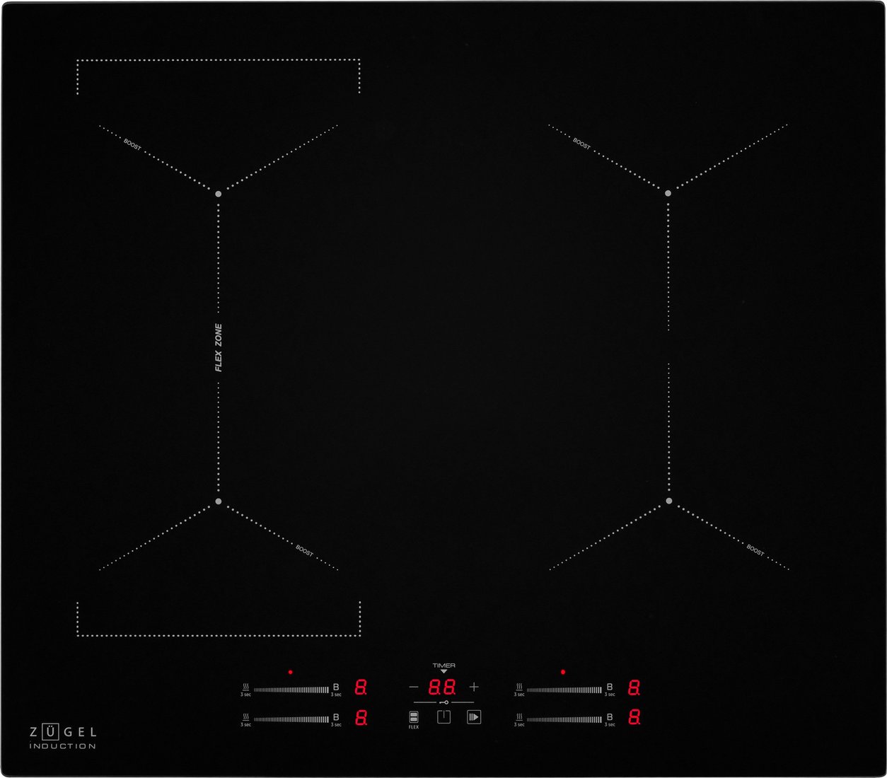 

Варочная панель ZUGEL ZIH618B