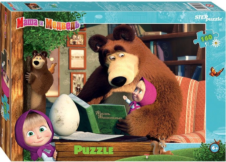 

Пазл Step Puzzle Маша и Медведь - 2 94089 (160 эл)