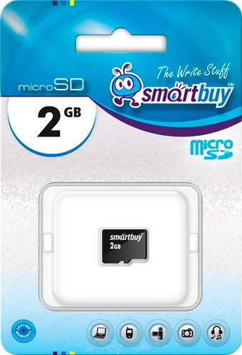 Карта памяти SmartBuy microSD 2 Гб (SB2GBSD-00)
