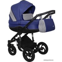 Универсальная коляска Siger Alba (2 в 1, синий/серебристый)