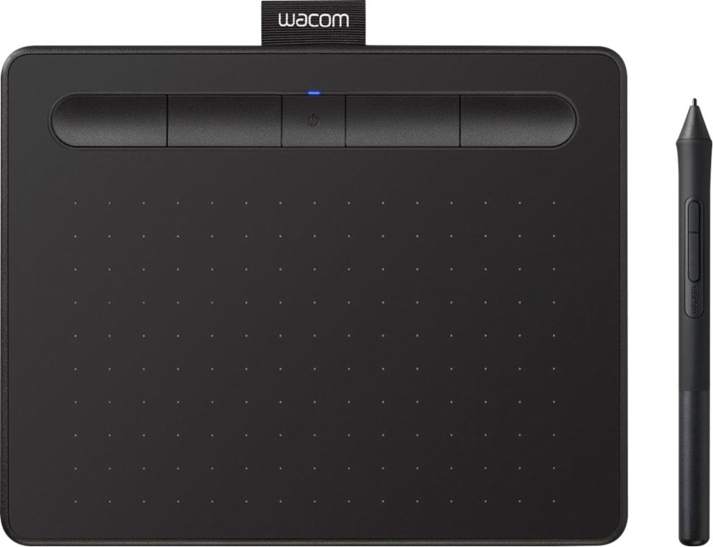 

Графический планшет Wacom Intuos CTL-4100WL (черный, маленький размер)