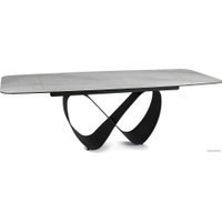 Кухонный стол Signal Infinity ceramic INFINITYBC160 (белый/черный)