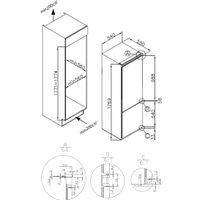 Холодильник Meferi MBR177 Total No Frost Ultra