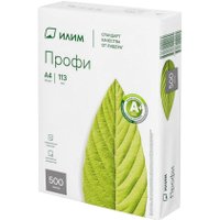 Офисная бумага ИЛИМ Профи А4 80г/м2 500 л ИП80A4