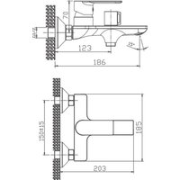 Смеситель Haiba HB60505-3