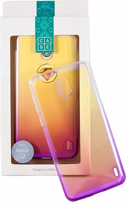 Чехол для телефона Case Rainbow для Nokia 2 (фиолетовый)