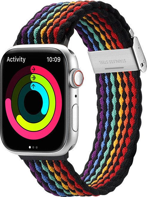 

Ремешок Dux Ducis Strap Mixture II Version для Apple Watch 41мм/40мм/38мм (dark stripes)