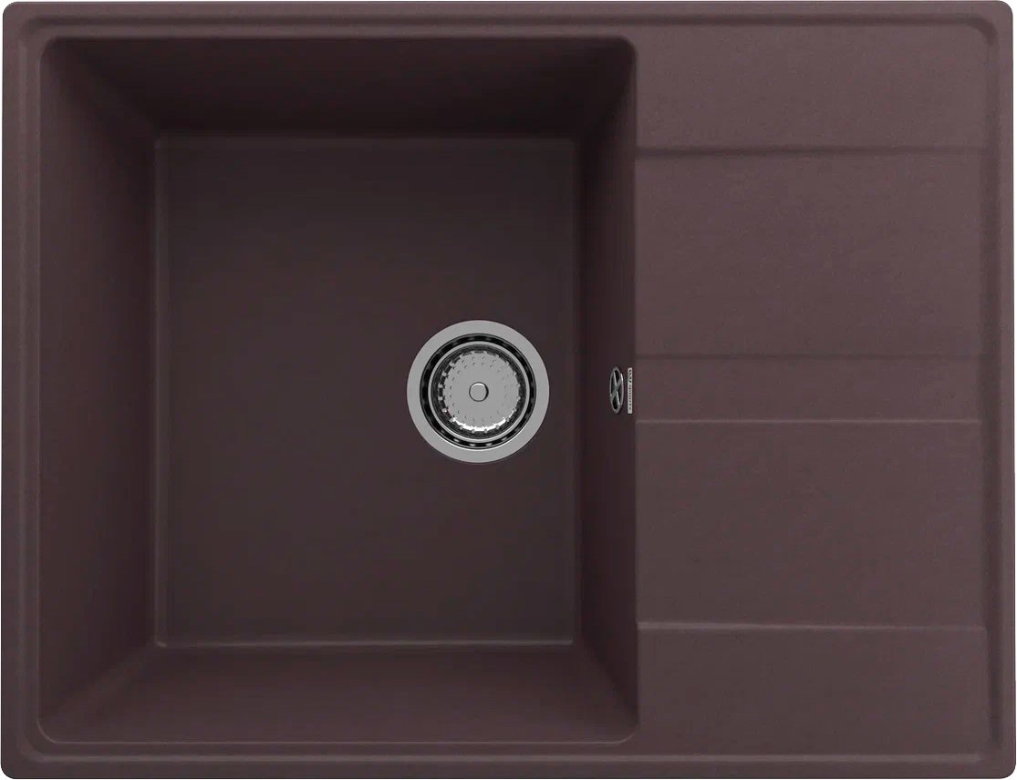 

Кухонная мойка Ulgran Quartz Prima 650-06 (трюфель)