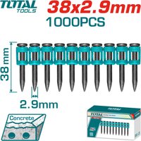 Гвозди для пистолета Total TAC02381 (1000 шт)