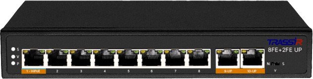 

Неуправляемый коммутатор TRASSIR TR-NS1110-120-8PoE