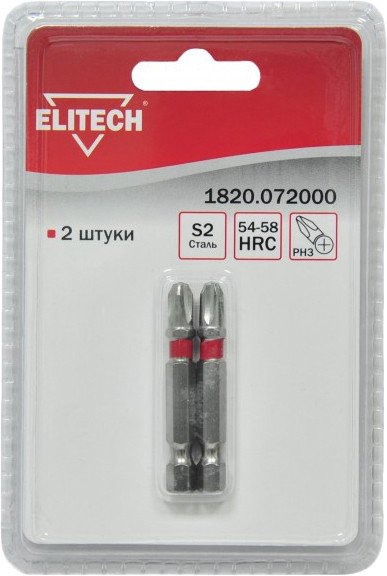 

Набор бит ELITECH 1820.072000