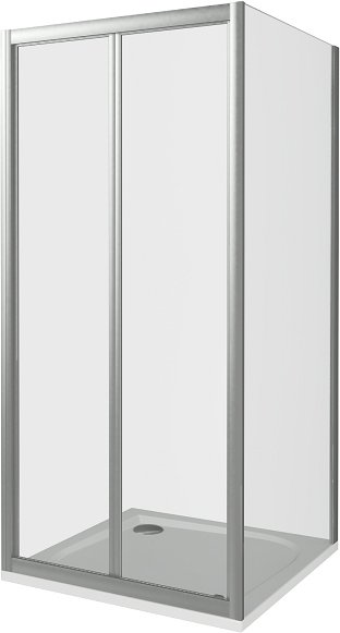 

Душевой уголок Good Door Infinity SD + SP 80x80 (матовое/хром)