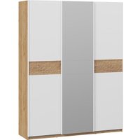 Шкаф-купе Трия Оскар Скания Т2 1800 268703 (ручка белая/дуб крафт золотой/белый снег/дуб тортугга)