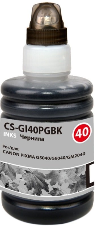 

Чернила CACTUS CS-GI40PGBK (аналог Canon GI-40PGBK)