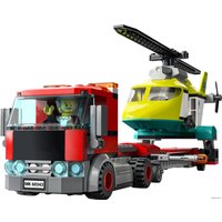 Конструктор LEGO City 60343 Грузовик для спасательного вертолета