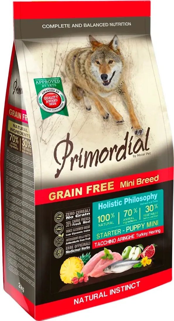 

Сухой корм для собак Primordial Dog Puppy Starter Mini MSP7706 6 кг