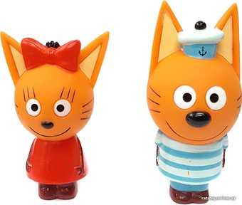 Набор игрушек для ванной Капитошка Три Кота. Карамелька и Коржик ST-FT1809-08