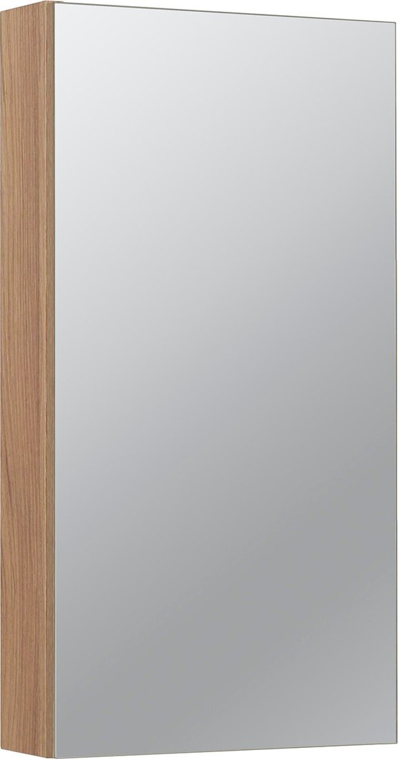 

Runo Шкаф с зеркалом для ванной Лада 40 (дуб)