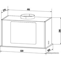 Кухонная вытяжка Weissgauff Aura 1200 Remote BL