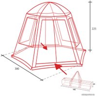 Тент-шатер GOLDEN SHARK Shelter V2 auto (серый)