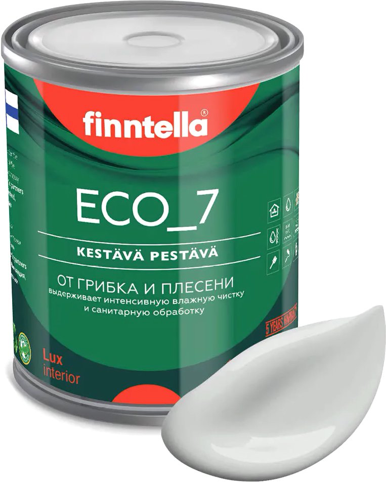 

Краска Finntella Eco 7 Tuhka F-09-2-1-FL063 0.9 л (светло-серый)