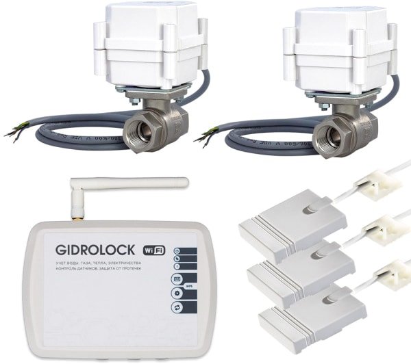 

Набор защиты от протечек Gidrolock Wi-Fi Tiemme 3/4"