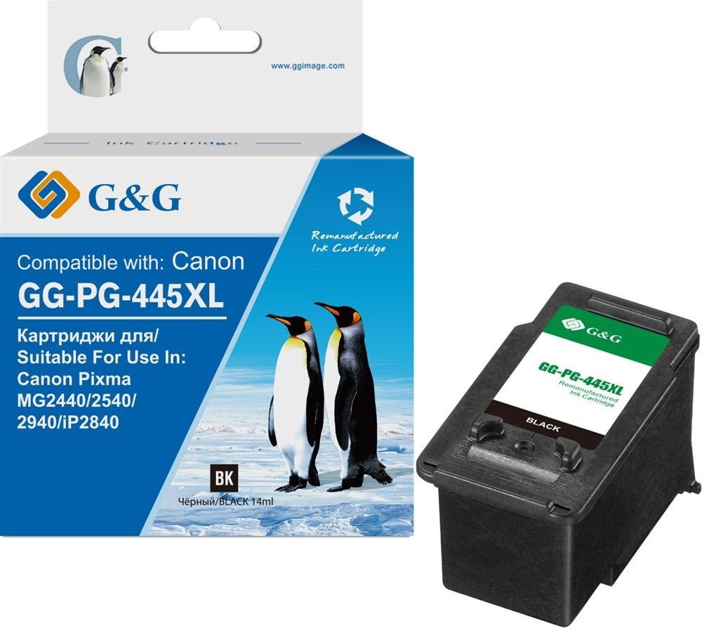

Картридж G&G GG-PG-445XL (аналог Canon PG-445XL)
