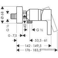 Смеситель Hansgrohe Metris S 31660000