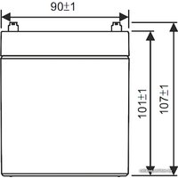 Аккумулятор для ИБП WBR GP1255