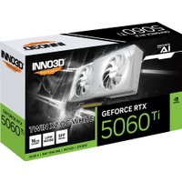 Видеокарта Inno3D GeForce RTX 5060 Ti 16GB Twin X2 OC White N506T2-16D7X-191073W