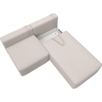 Угловой диван Лига диванов Лига-060 НПБ угол универсальный 129506 (замша Joly 05 бежевый)