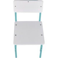 Детский стул Фея Мой малыш 0002742.31 (белый/лазурный)
