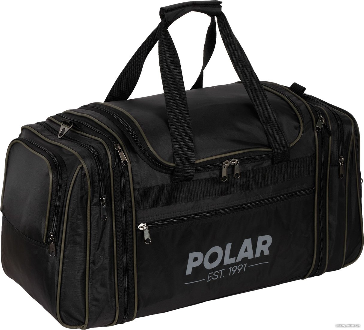 Дорожная сумка Polar 6073с (черный/хаки)